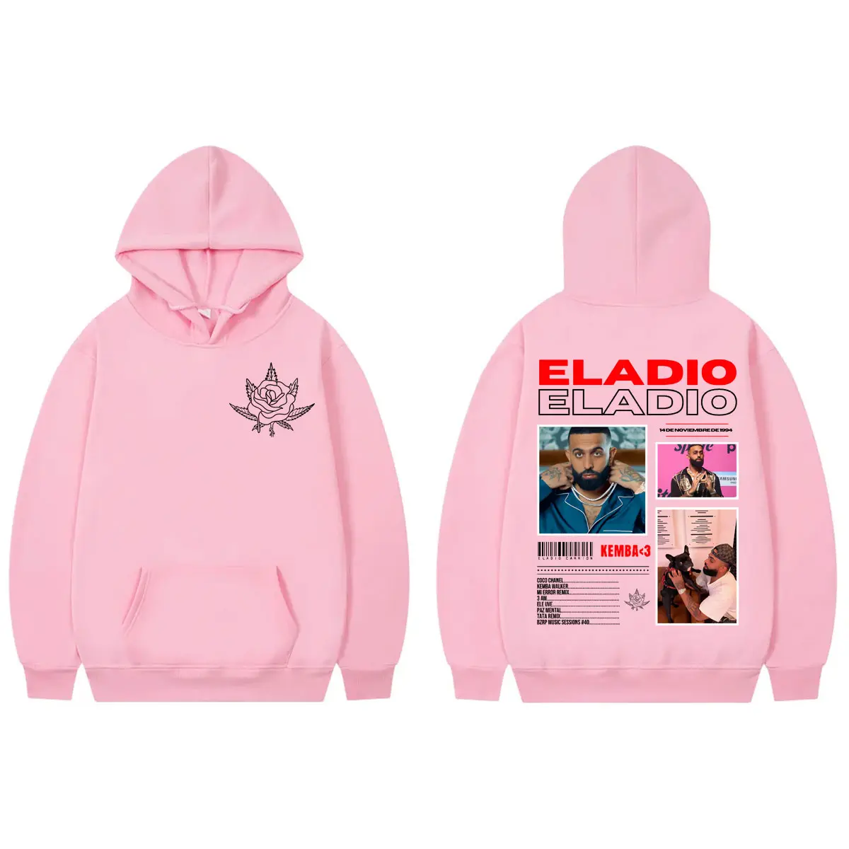Hot Sale Rapper Eladio Carrion Merch Hoodie Harajuku Hip Hop Pop Music Sweatshirt Men Women Clothing Fashion Oversized Pullovers