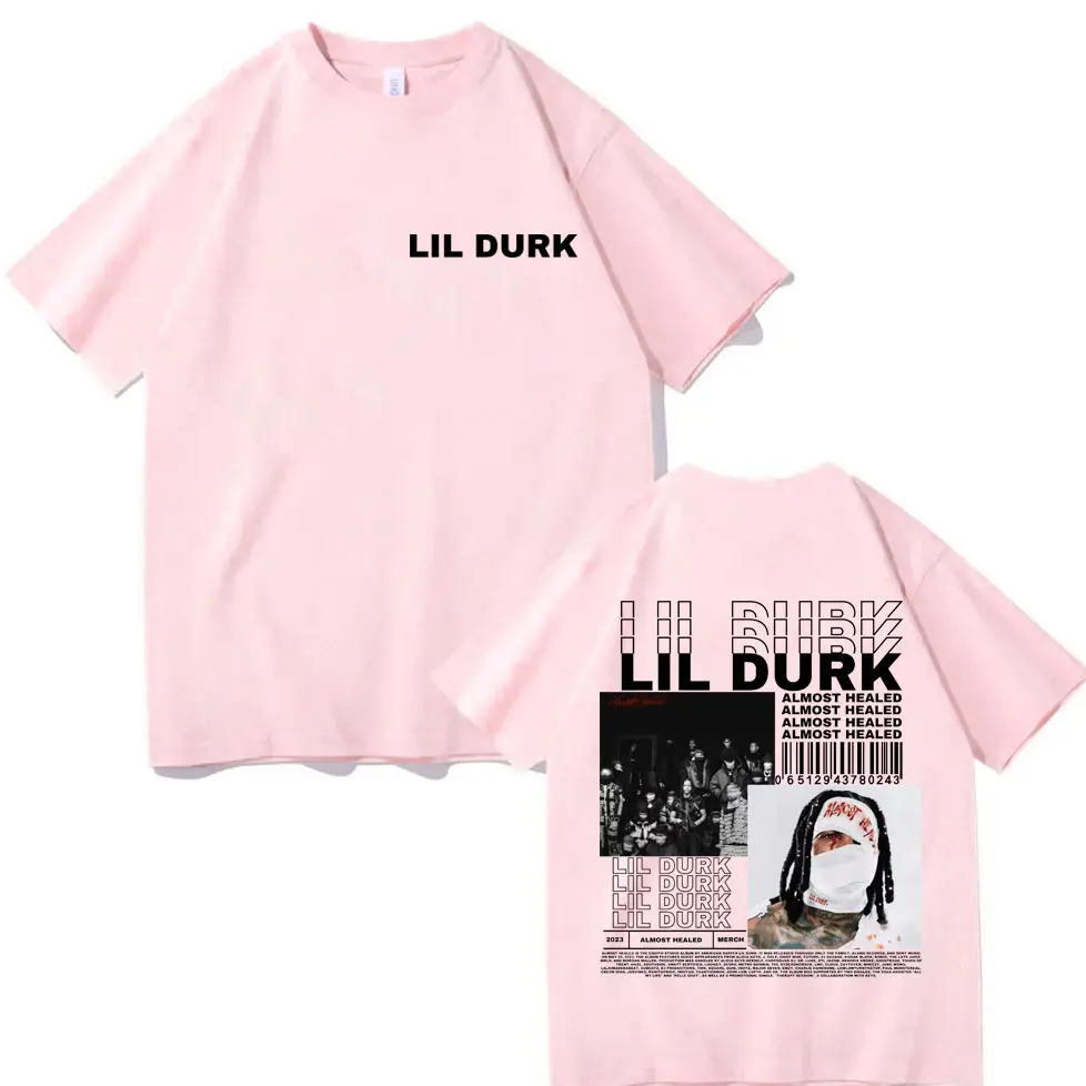 Rapper Lil Durk Music Album Poster Graphic T Shirts Male Hip Hop Vintage Short Sleeve T-shirt Fashion Casual Oversized T-shirts