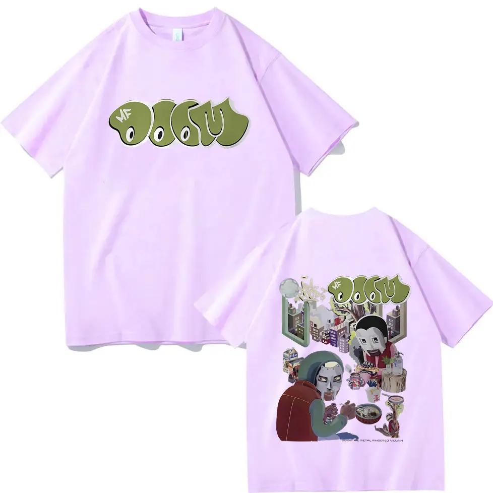 Rapper Mf Doom MM FOOD Graphic T Shirts Fashion Hip Hop Vintage Short Sleeve T-shirt Men Women Casual Oversized Cotton T-shirts