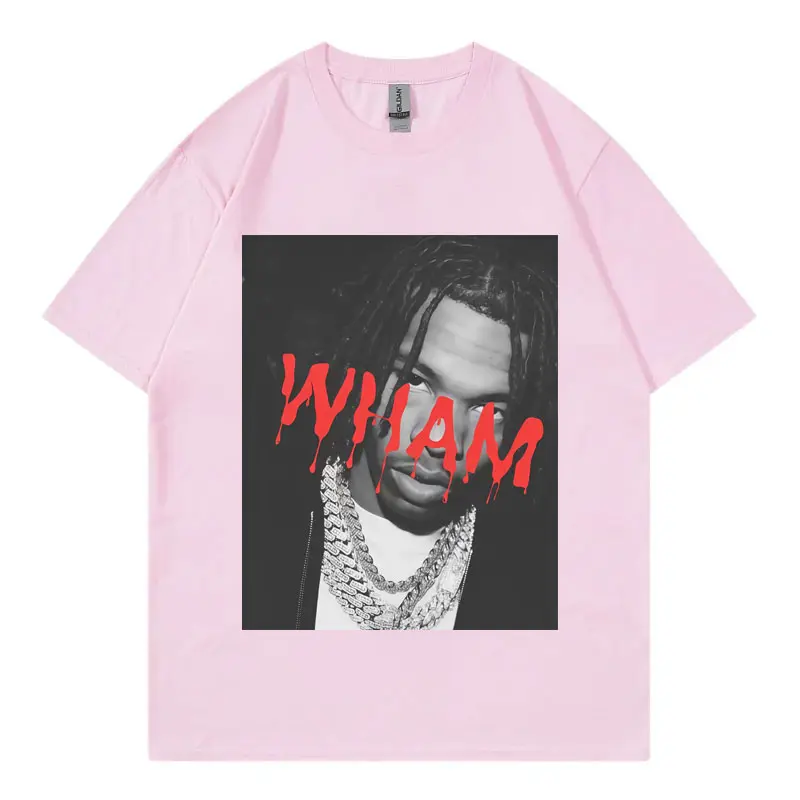 Rapper Lil Baby Wham Graphic T Shirts Concert Tour Fan Gift Merch T-shirts Men's Women's Hip Hop Fashion Short Sleeve T-shirt