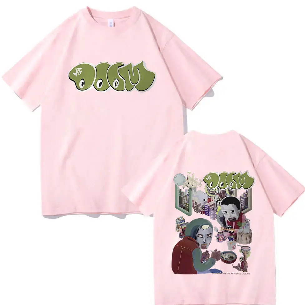 Rapper Mf Doom MM FOOD Graphic T Shirts Fashion Hip Hop Vintage Short Sleeve T-shirt Men Women Casual Oversized Cotton T-shirts