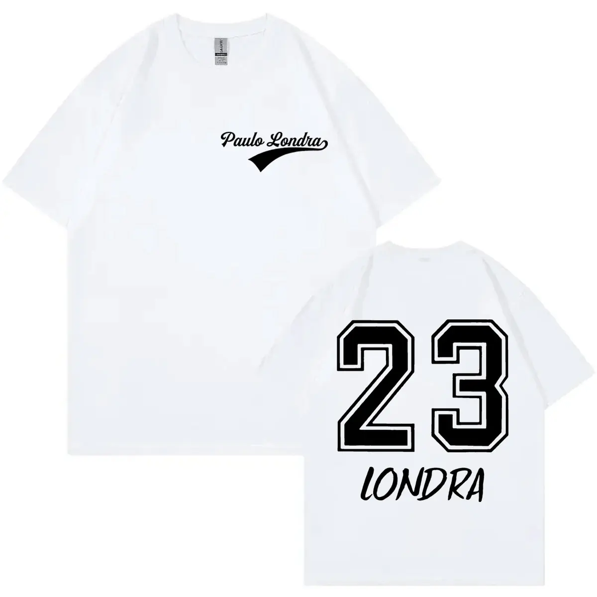 Rapper Paulo Londra Merch T Shirt Men Women Clothing Fashion Hip Hop Short Sleeve T-shirts Summer Casual Loose Cotton T-shirt