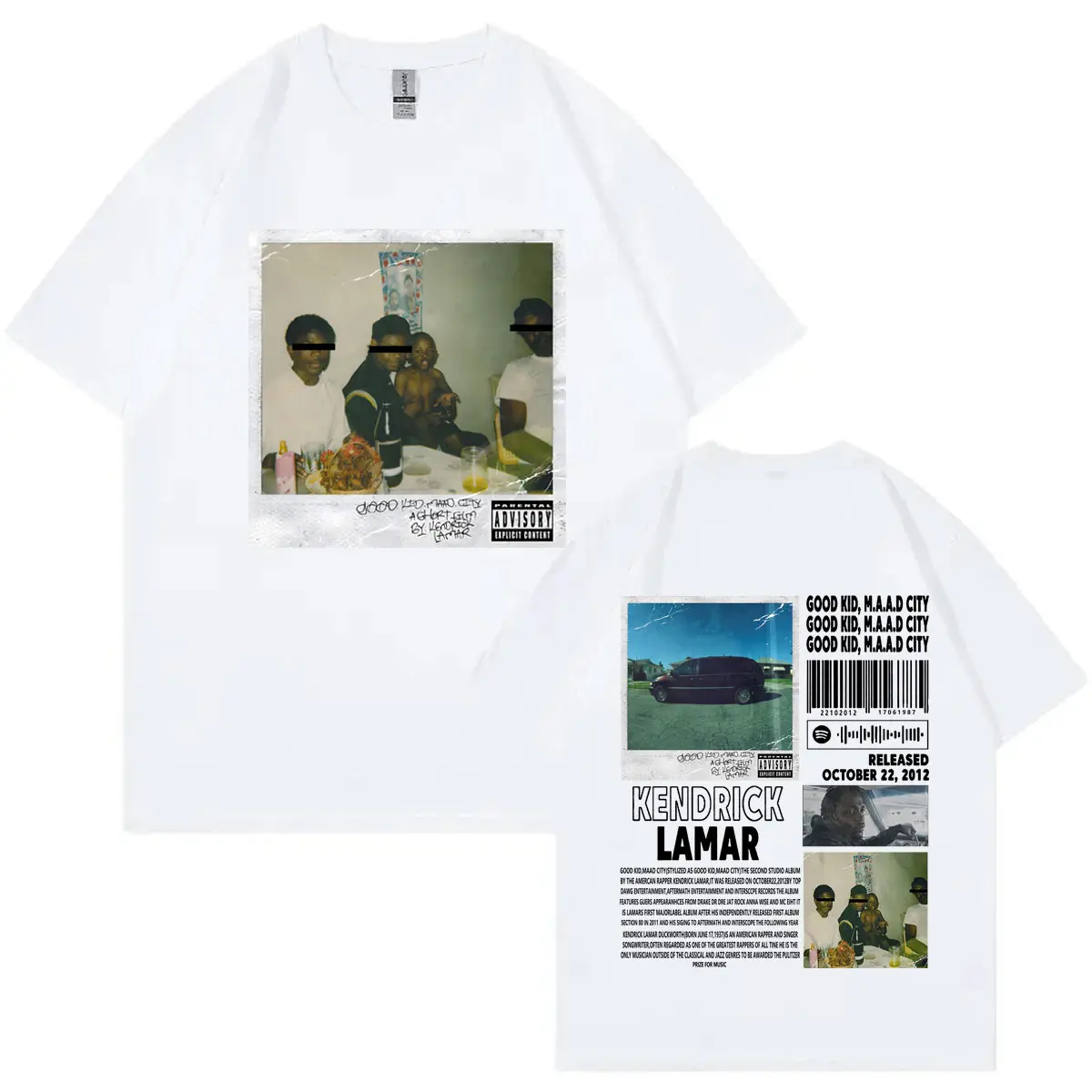 Rapper Kendrick Lamar Album Graphic T Shirts Men Women Hip Hop Vintage Short Sleeve T-shirt Summer High Quality Fashion T-shirts