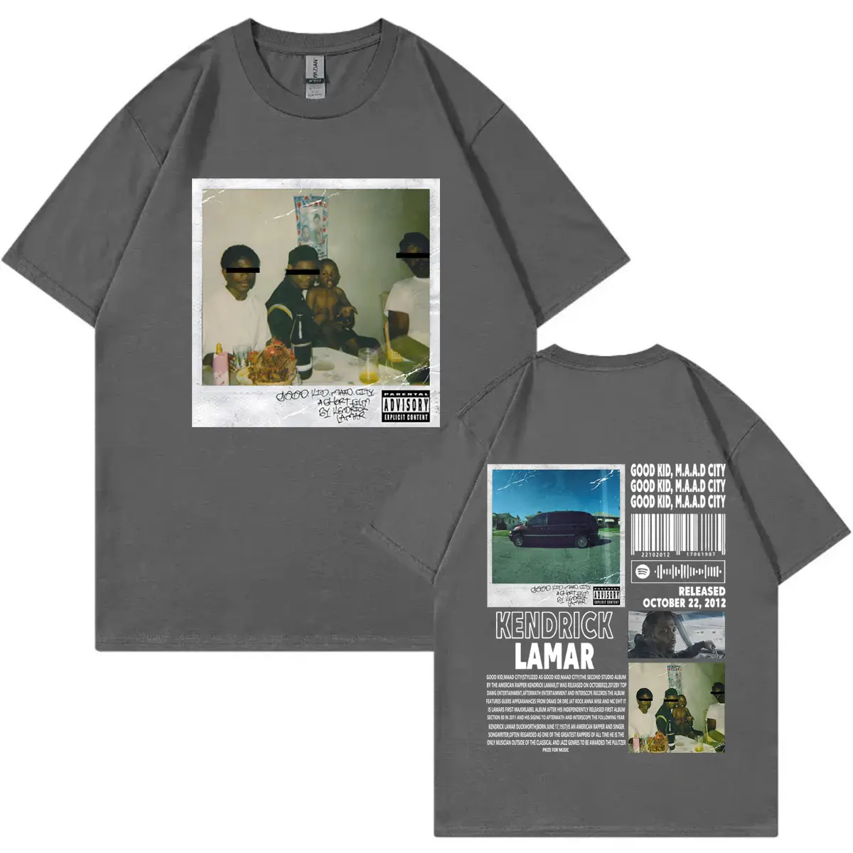 Rapper Kendrick Lamar Album Graphic T Shirts Men Women Hip Hop Vintage Short Sleeve T-shirt Summer High Quality Fashion T-shirts