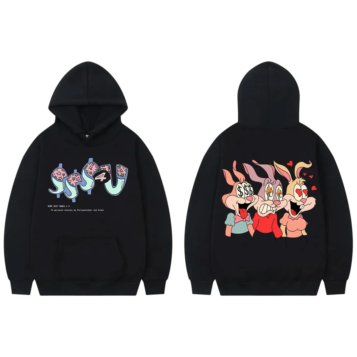 Rapper PARTYNEXTDOOR & Drake Album Some Sexy Songs 4 U SSS4U Merch Hoodies Men Women Clothing Fashion Hip Hop Hooded Sweatshirts