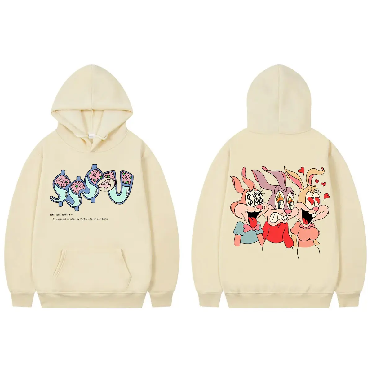 Rapper PARTYNEXTDOOR & Drake Album Some Sexy Songs 4 U SSS4U Merch Hoodies Men Women Clothing Fashion Hip Hop Hooded Sweatshirts