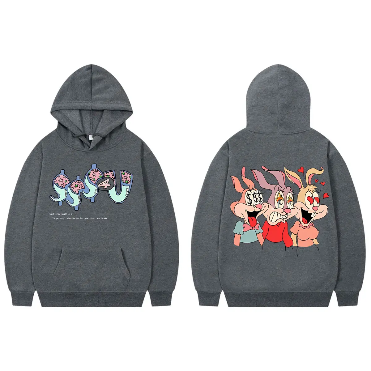 Rapper PARTYNEXTDOOR & Drake Album Some Sexy Songs 4 U SSS4U Merch Hoodies Men Women Clothing Fashion Hip Hop Hooded Sweatshirts