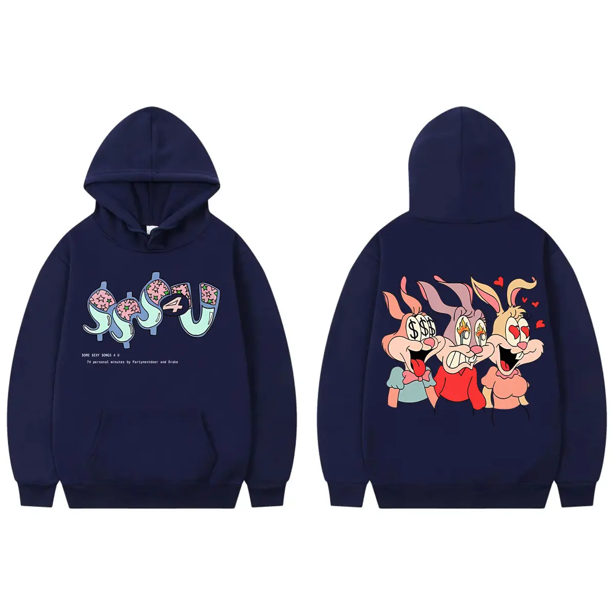 Rapper PARTYNEXTDOOR & Drake Album Some Sexy Songs 4 U SSS4U Merch Hoodies Men Women Clothing Fashion Hip Hop Hooded Sweatshirts