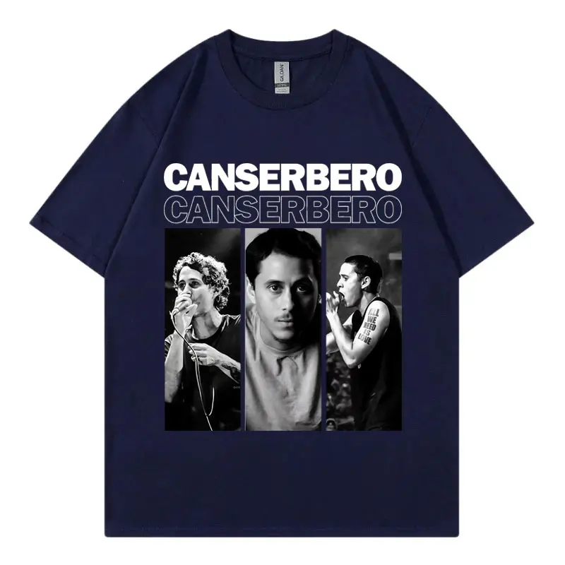 Rapper Canserbero Graphic T Shirt Fashion Hip Hop Vintage Short Sleeve T-shirts Men Women Casual Loose Cotton T-shirt Streetwear