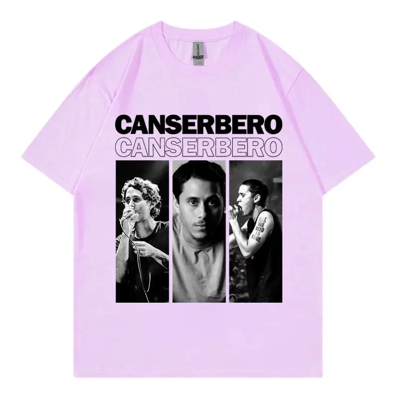 Rapper Canserbero Graphic T Shirt Fashion Hip Hop Vintage Short Sleeve T-shirts Men Women Casual Loose Cotton T-shirt Streetwear