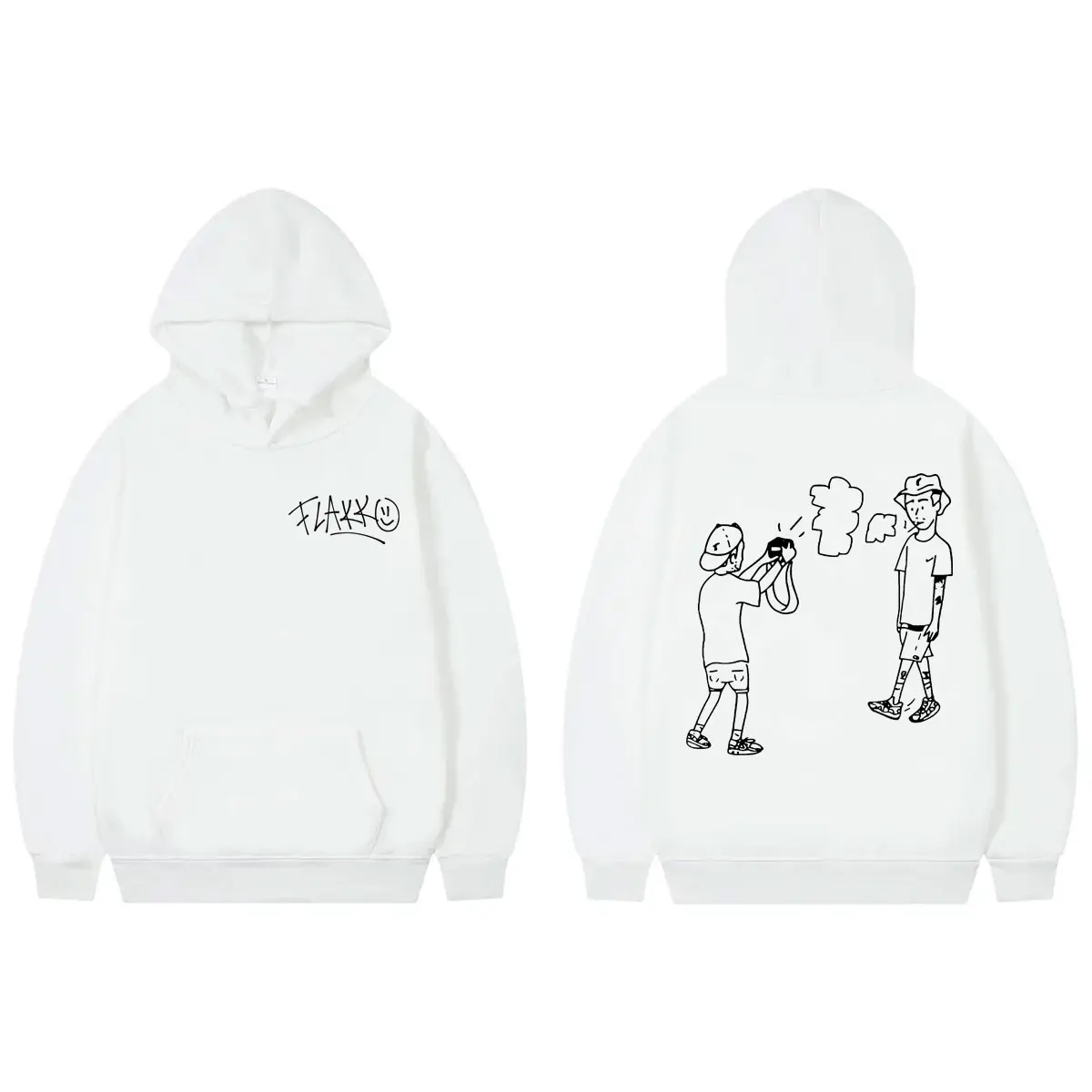 Rapper Rels B Skinny Flakko Merch Hoodies Men Women Clothing Fashion Hip Hop Pullovers High Quality Fleece Hooded Sweatshirts