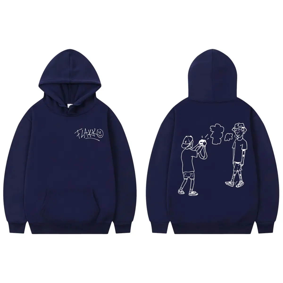Rapper Rels B Skinny Flakko Merch Hoodies Men Women Clothing Fashion Hip Hop Pullovers High Quality Fleece Hooded Sweatshirts