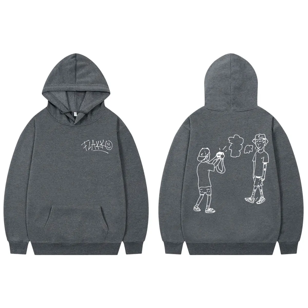 Rapper Rels B Skinny Flakko Merch Hoodies Men Women Clothing Fashion Hip Hop Pullovers High Quality Fleece Hooded Sweatshirts
