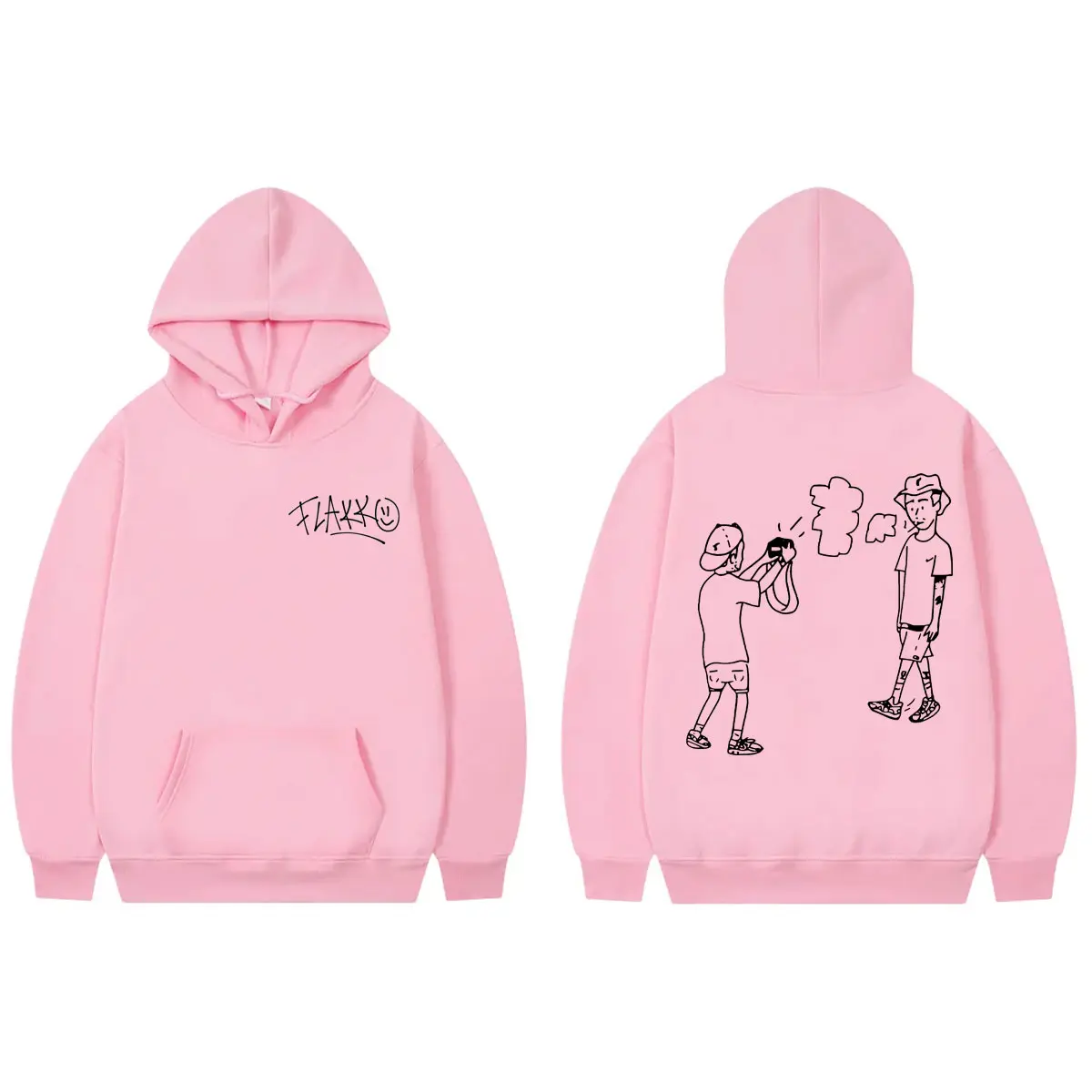 Rapper Rels B Skinny Flakko Merch Hoodies Men Women Clothing Fashion Hip Hop Pullovers High Quality Fleece Hooded Sweatshirts