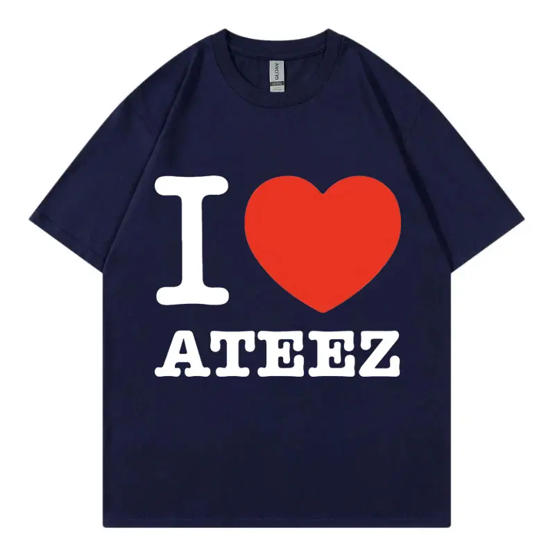 I Like ATEEZ T-shirt in Your Fantasy World Tour 2025 Merch T Shirts Men Women Hip Hop Fashion Short Sleeve T-shirts Streetwear