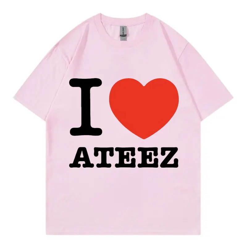 I Like ATEEZ T-shirt in Your Fantasy World Tour 2025 Merch T Shirts Men Women Hip Hop Fashion Short Sleeve T-shirts Streetwear