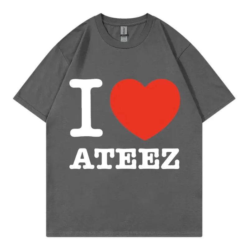 I Like ATEEZ T-shirt in Your Fantasy World Tour 2025 Merch T Shirts Men Women Hip Hop Fashion Short Sleeve T-shirts Streetwear