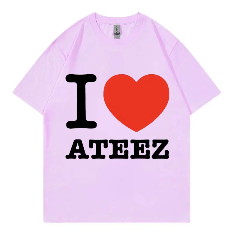 I Like ATEEZ T-shirt in Your Fantasy World Tour 2025 Merch T Shirts Men Women Hip Hop Fashion Short Sleeve T-shirts Streetwear