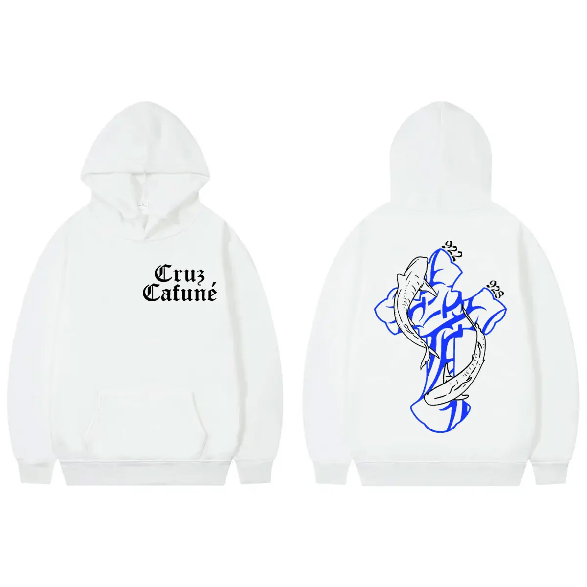 Rapper Cruz Cafuné 922 928 Graphic Hoodie Men Women Hip Hop Fashion Hooded Sweatshirts High Quality Fleece Oversized Pullovers