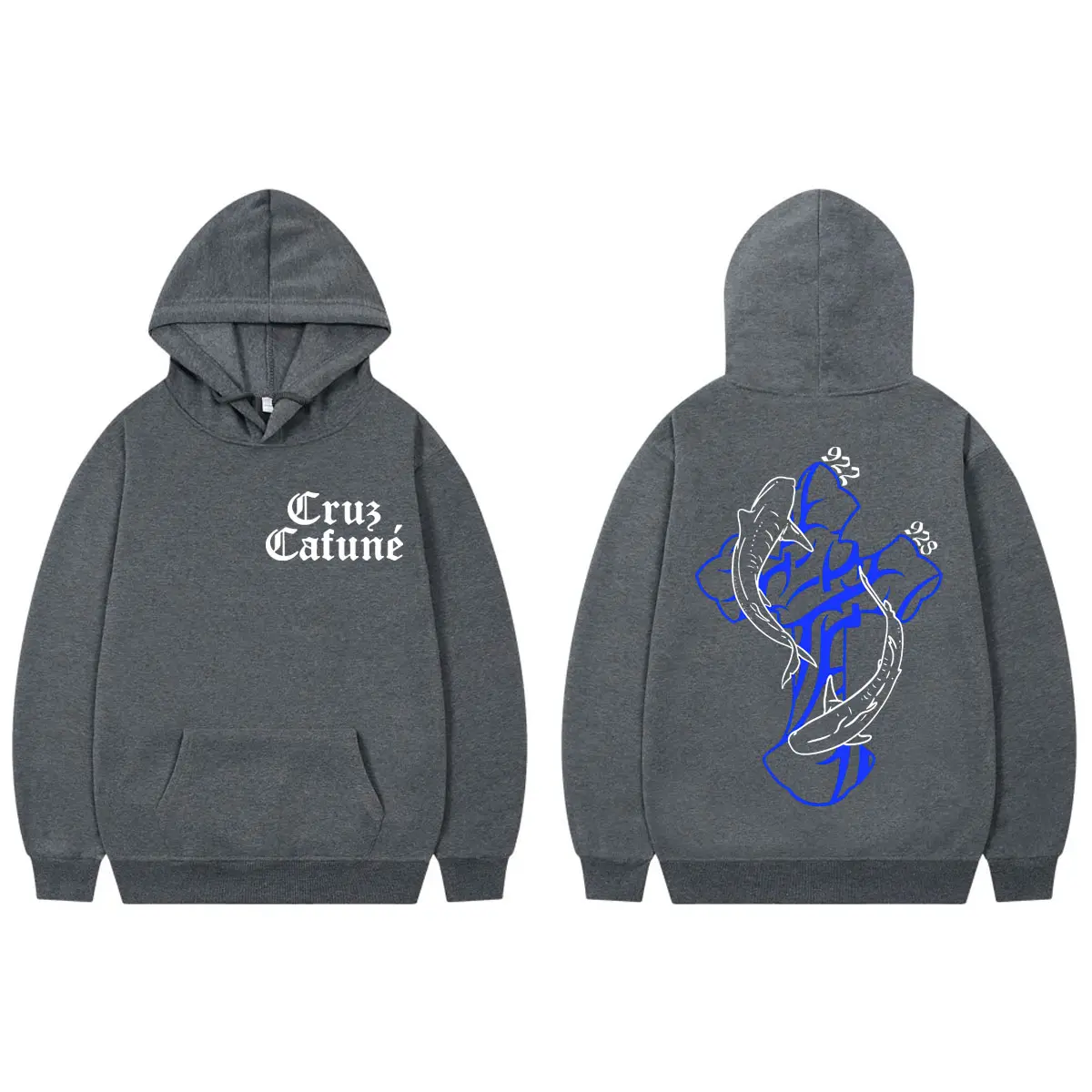 Rapper Cruz Cafuné 922 928 Graphic Hoodie Men Women Hip Hop Fashion Hooded Sweatshirts High Quality Fleece Oversized Pullovers