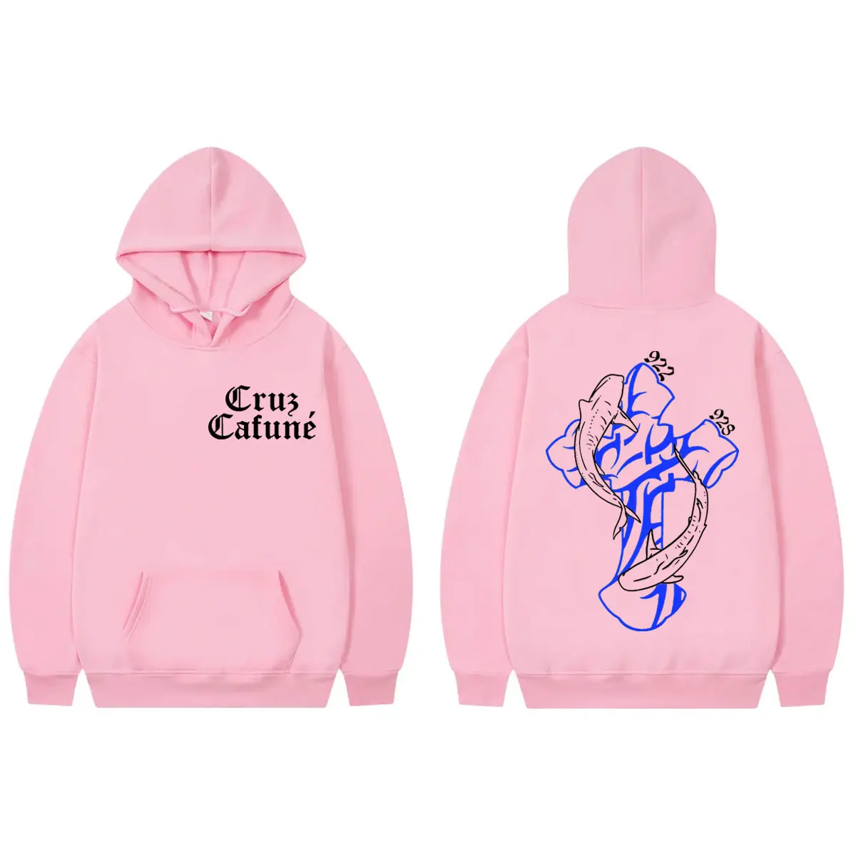 Rapper Cruz Cafuné 922 928 Graphic Hoodie Men Women Hip Hop Fashion Hooded Sweatshirts High Quality Fleece Oversized Pullovers