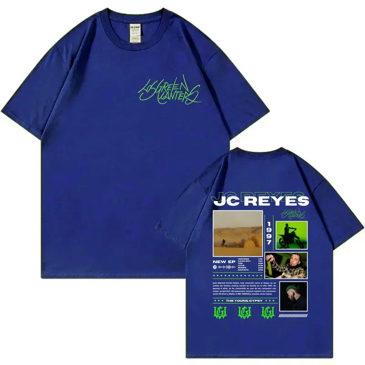 Rapper Jc Reyes Tour 2025 Merch T-shirt Men Women Clothing Hip Hop Trend Short Sleeve T Shirts Fashion Y2k Oversized T-shirts