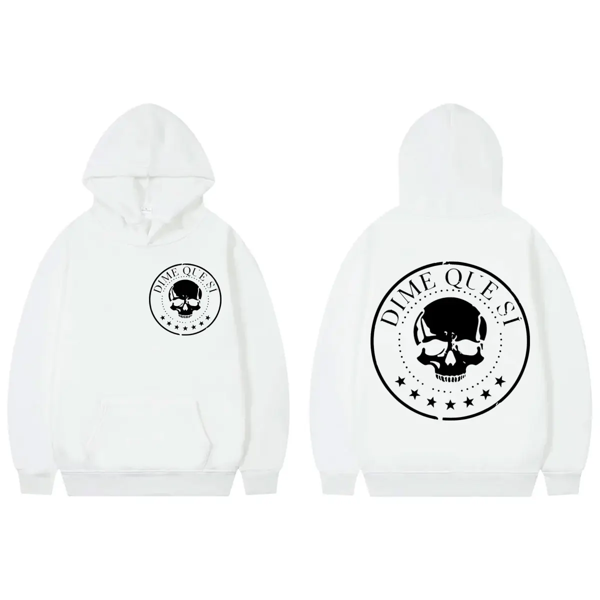 Rapper Natos Y Waor Album Double Sided Print Hoodie Men Women Clothing Fashion Hip Hop Pullovers High Quality Fleece Sweatshirts