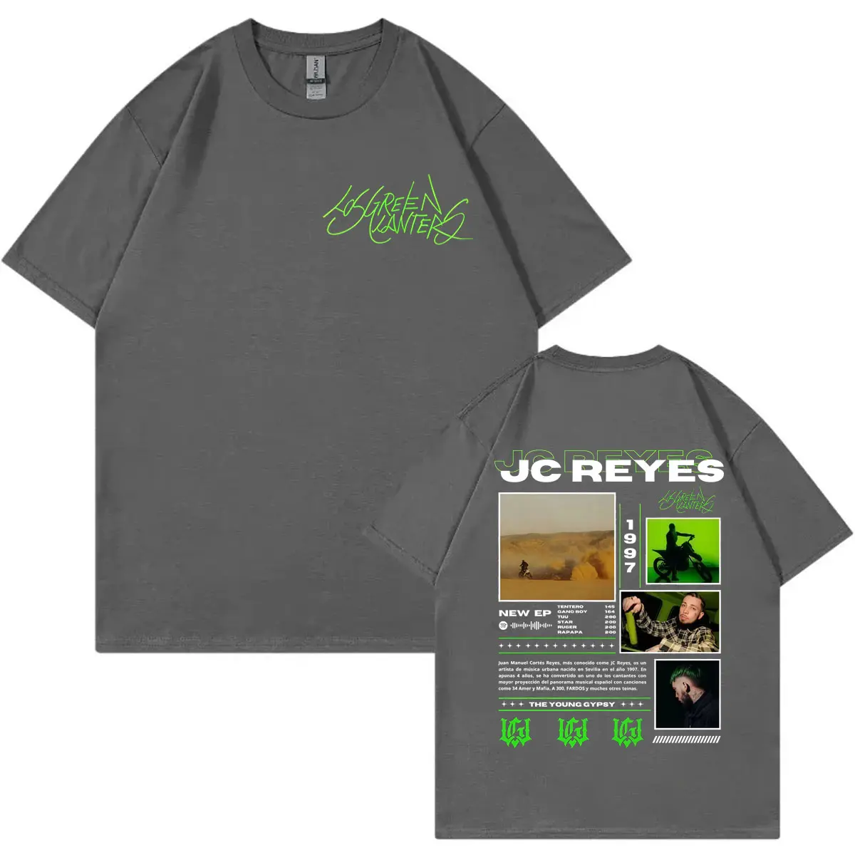 Rapper Jc Reyes Tour 2025 Merch T-shirt Men Women Clothing Hip Hop Trend Short Sleeve T Shirts Fashion Y2k Oversized T-shirts