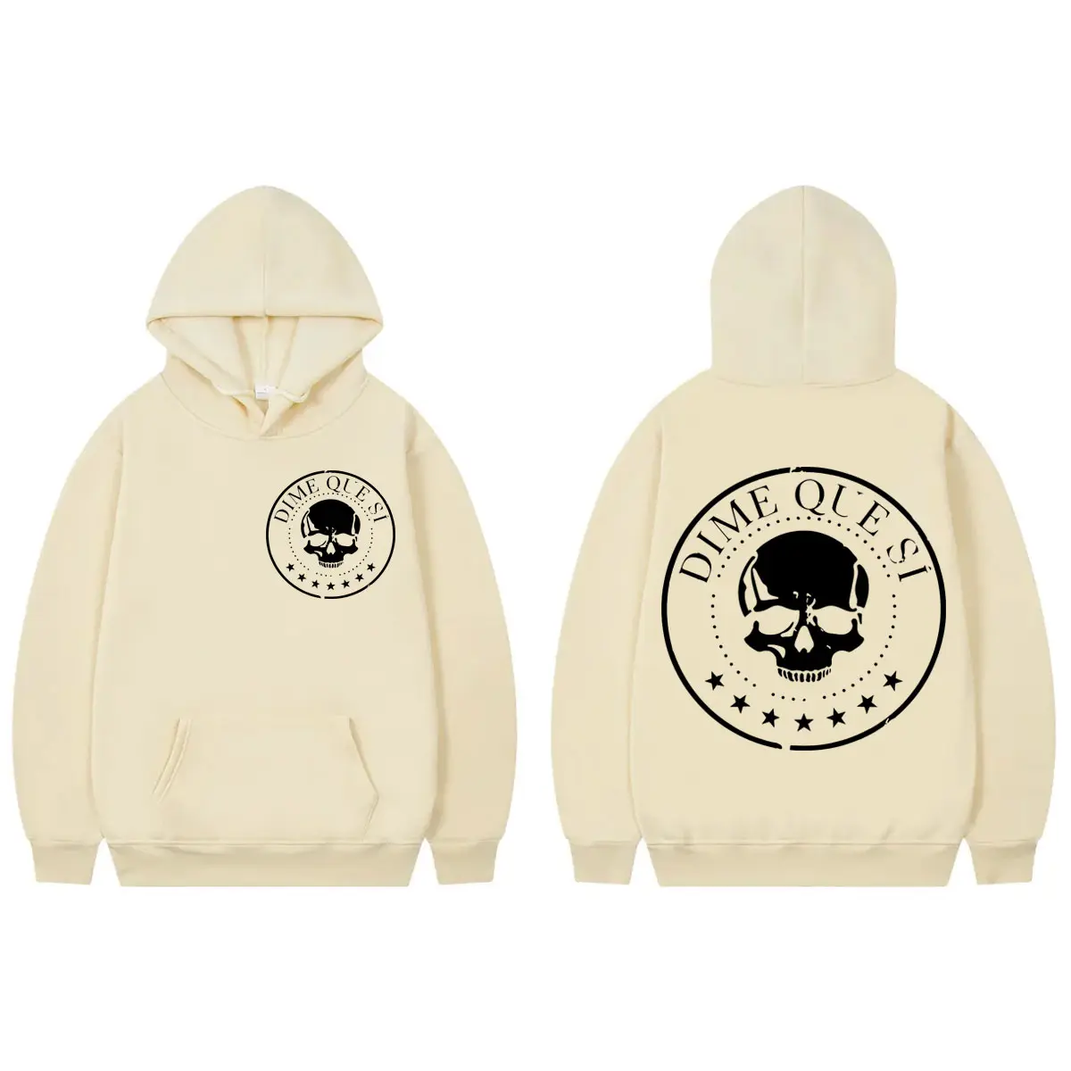 Rapper Natos Y Waor Album Double Sided Print Hoodie Men Women Clothing Fashion Hip Hop Pullovers High Quality Fleece Sweatshirts