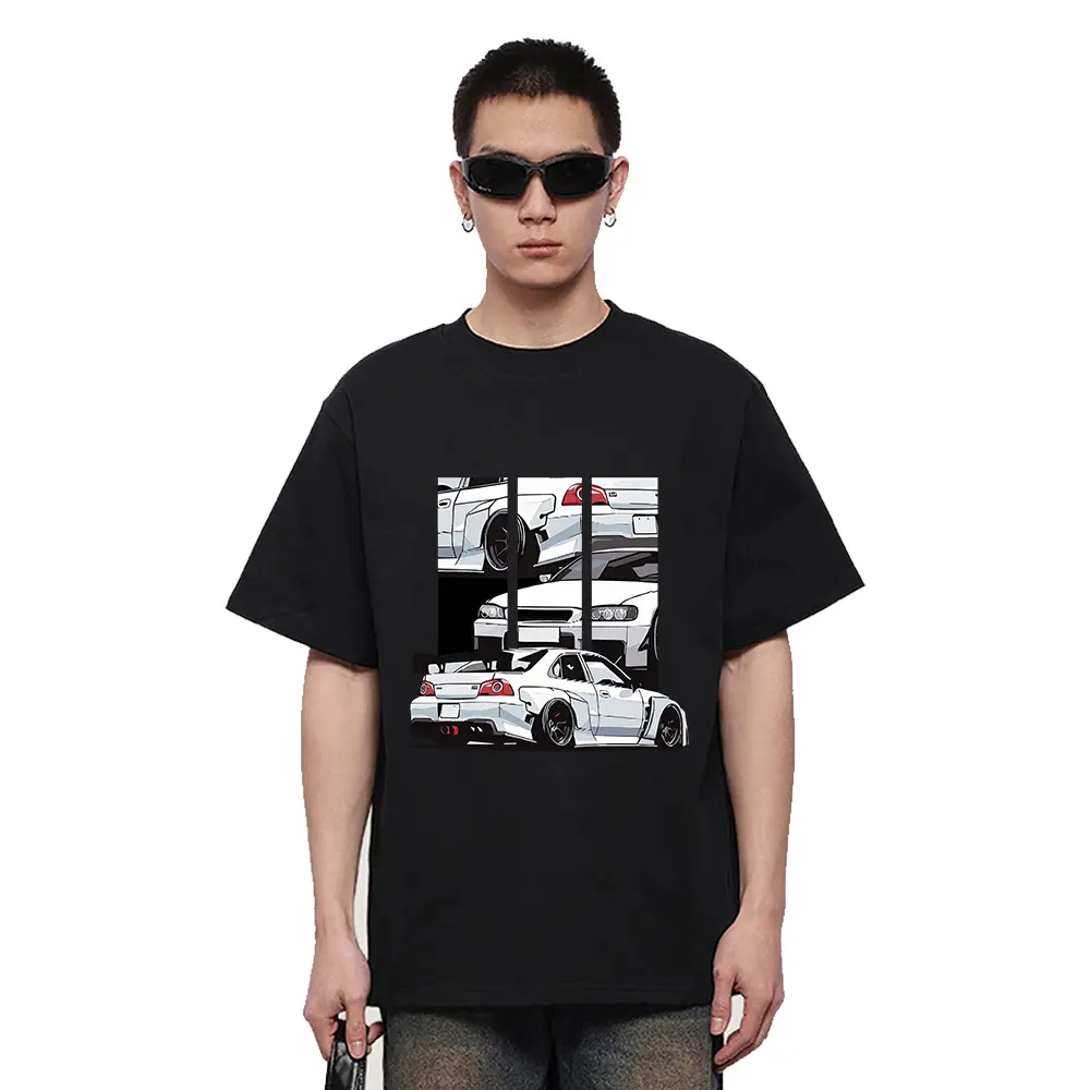 Men's T-shirts 100% cotton casual T-shirts Men's summer retro fashion tops High quality T-shirts