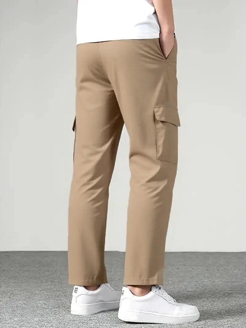 Men's casual overalls for outdoor sports, walking and shopping, breathable and non-sweating