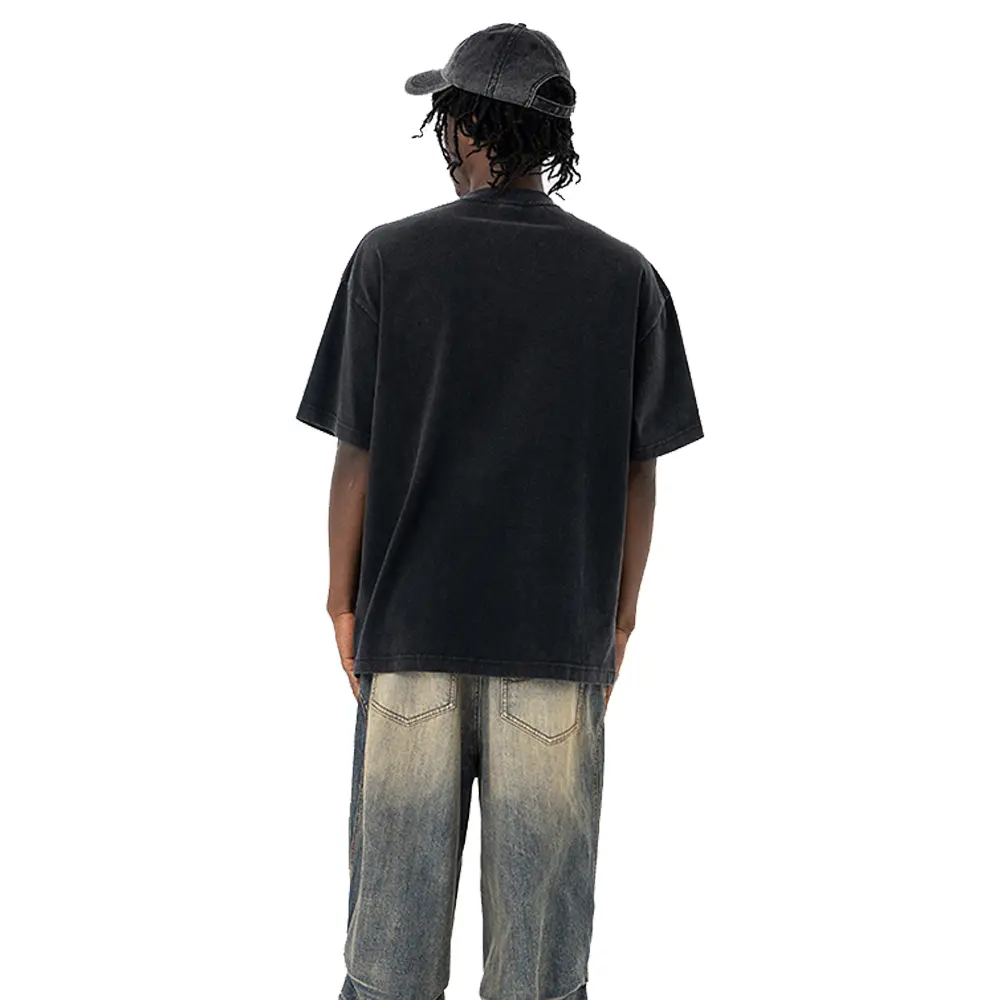 Men's T-shirts 100% cotton casual T-shirts Men's summer retro fashion tops High quality T-shirts