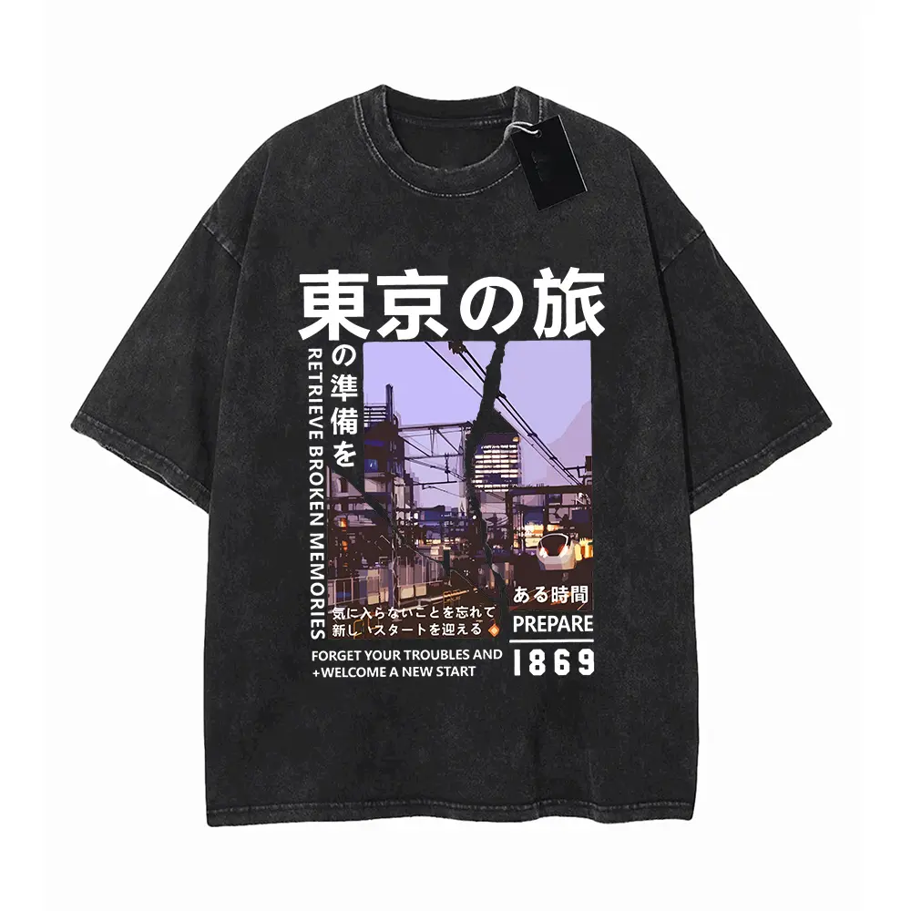 Men's T-shirts 100% cotton casual T-shirts Men's summer retro fashion tops High quality T-shirts