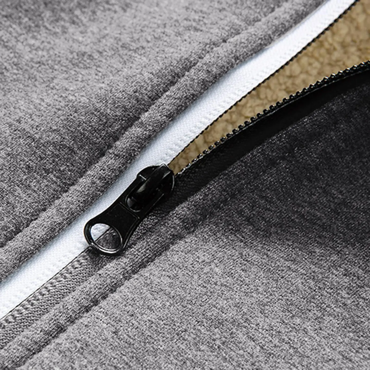 Men's Hoodie Full Zip Hoodie Fleece Jacket Plain Sports & Outdoor Daily Holiday Vintage Streetwear Casual Winter