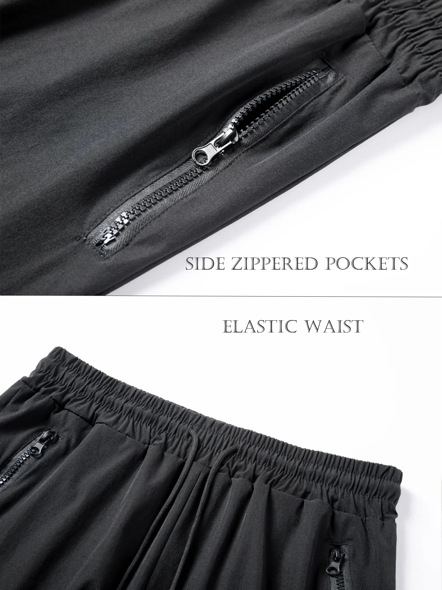 Men's Workout Running Shorts Drawstring with Mesh Lining Zipper Pocket Solid Colored Sports Outdoor Fitness Basic Casual