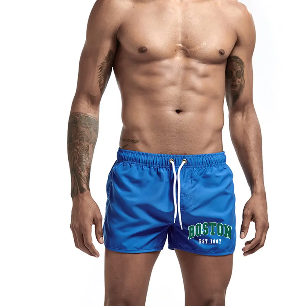 Men's Swim Trunks Swim Shorts Quick Dry Board Shorts Bathing Suit for Swimming Surfing Beach Pool Party Vacation Summer 13Colors
