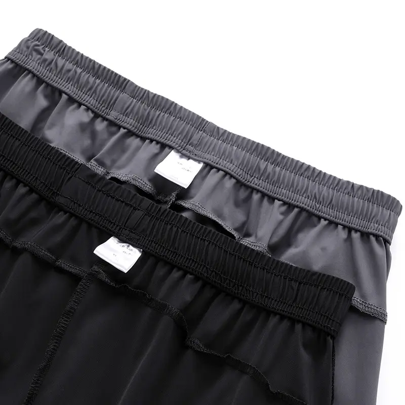 Men's summer quick-drying ice silk men's trousers ultra-thin breathable sweat-absorbent casual sports fitness trousers