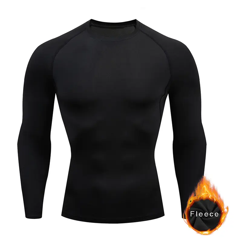 Aismz Winter Thermal Underwear Men Clothing Thickening Sportswear Compression Gym Fitness Fleece Thermos Underwear Men