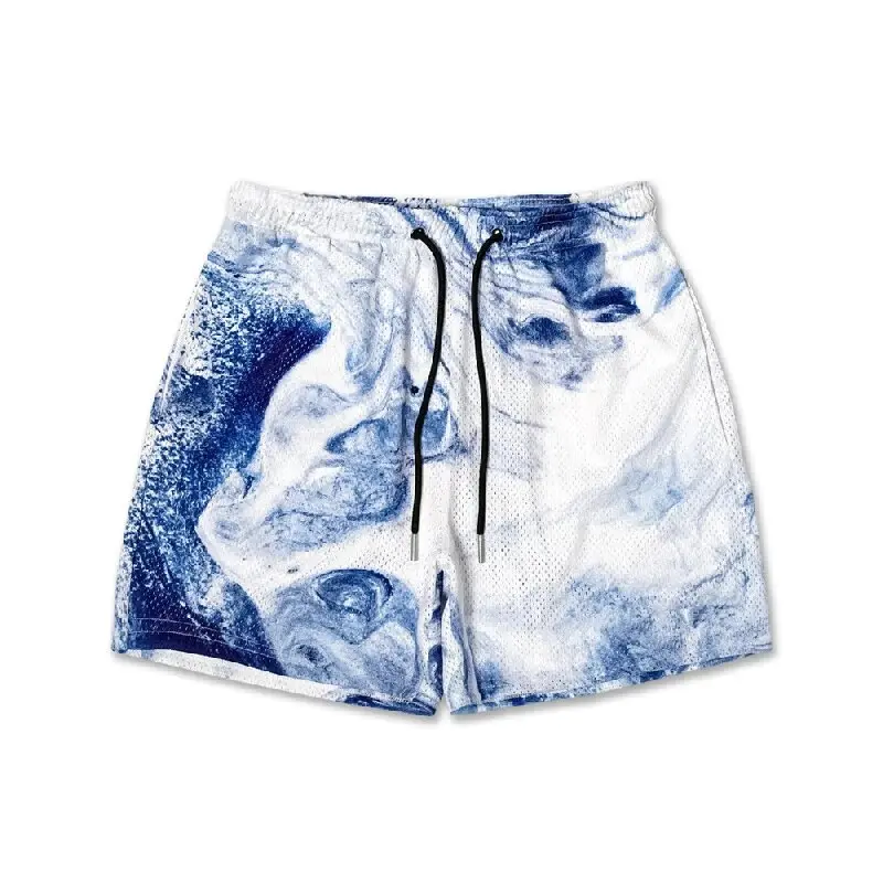 Men's Anime 3D Printed Beach Shorts Elastic Waist Anime Shorts Harman Printed Street Casual Loose Shorts