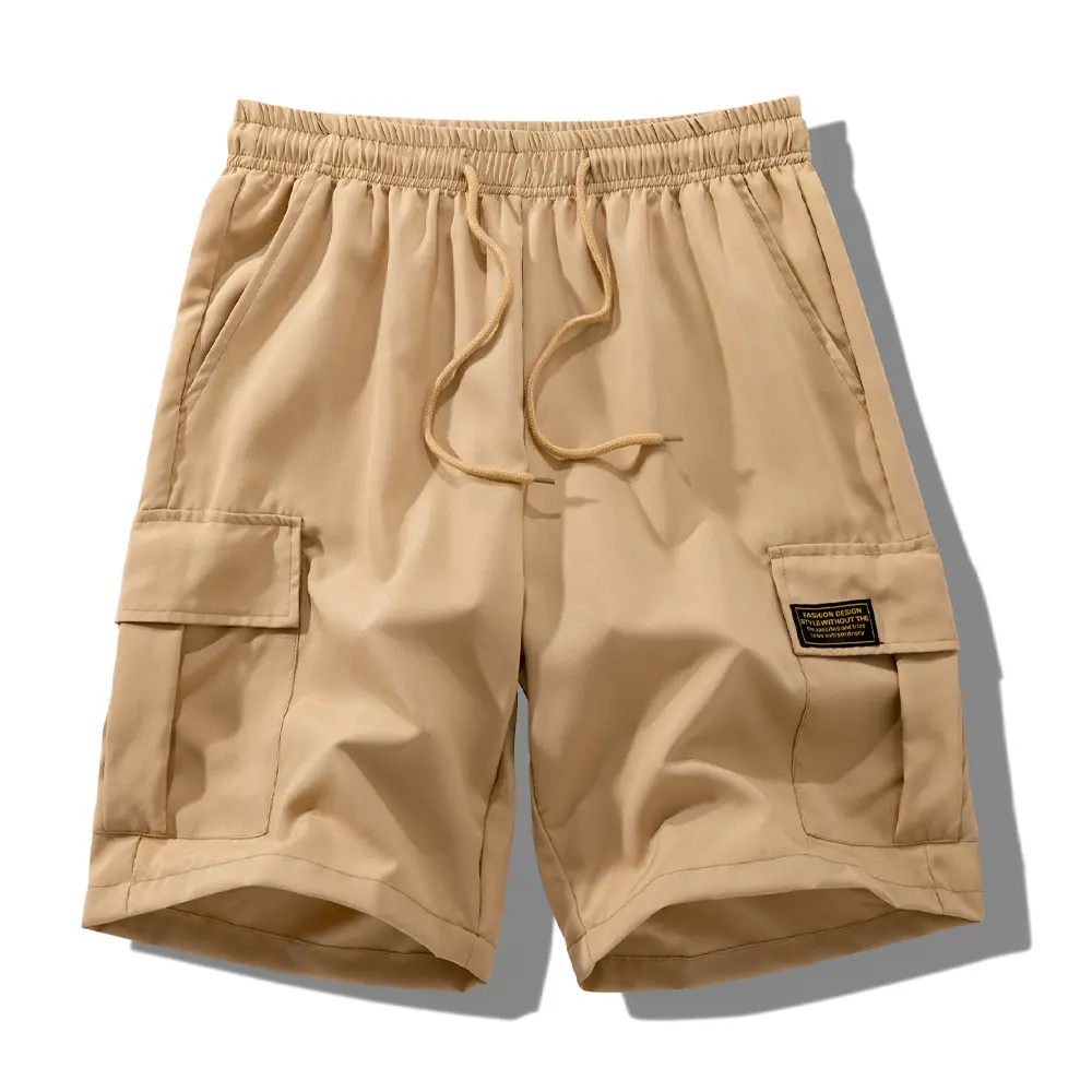 Mens Cargo Shorts Summer Classic Cargo Stretch Short with 4 Pockets for Daily Sports Outdoor Knee-length Short pants in 4 Colors