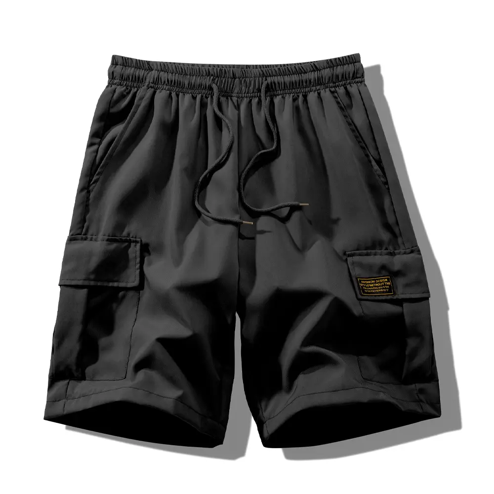 Mens Cargo Shorts Summer Classic Cargo Stretch Short with 4 Pockets for Daily Sports Outdoor Knee-length Short pants in 4 Colors