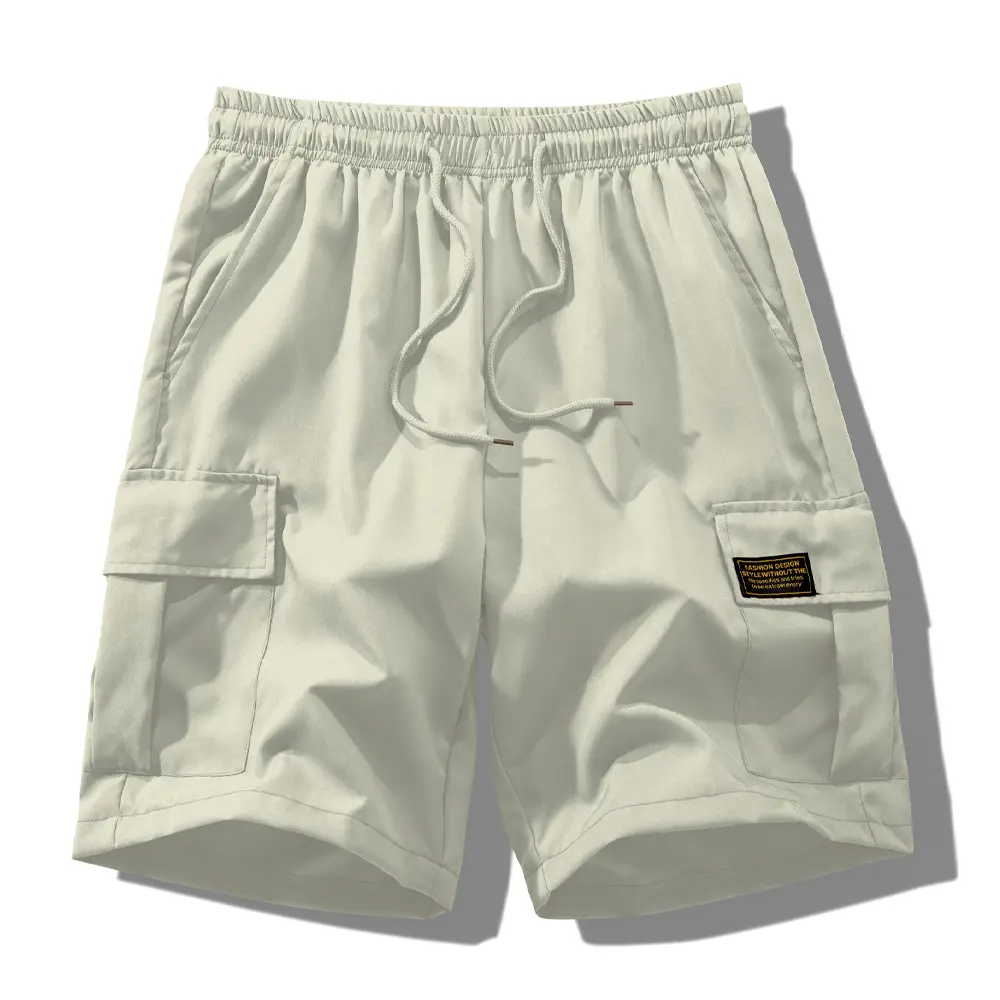 Mens Cargo Shorts Summer Classic Cargo Stretch Short with 4 Pockets for Daily Sports Outdoor Knee-length Short pants in 4 Colors