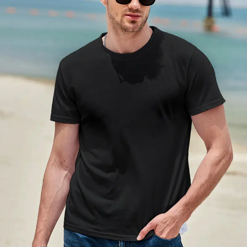Men's and Women's Casual Short Sleeved Retro Washed Short-Sleeved Vest Sports Fitness T-shirt Loose Summer
