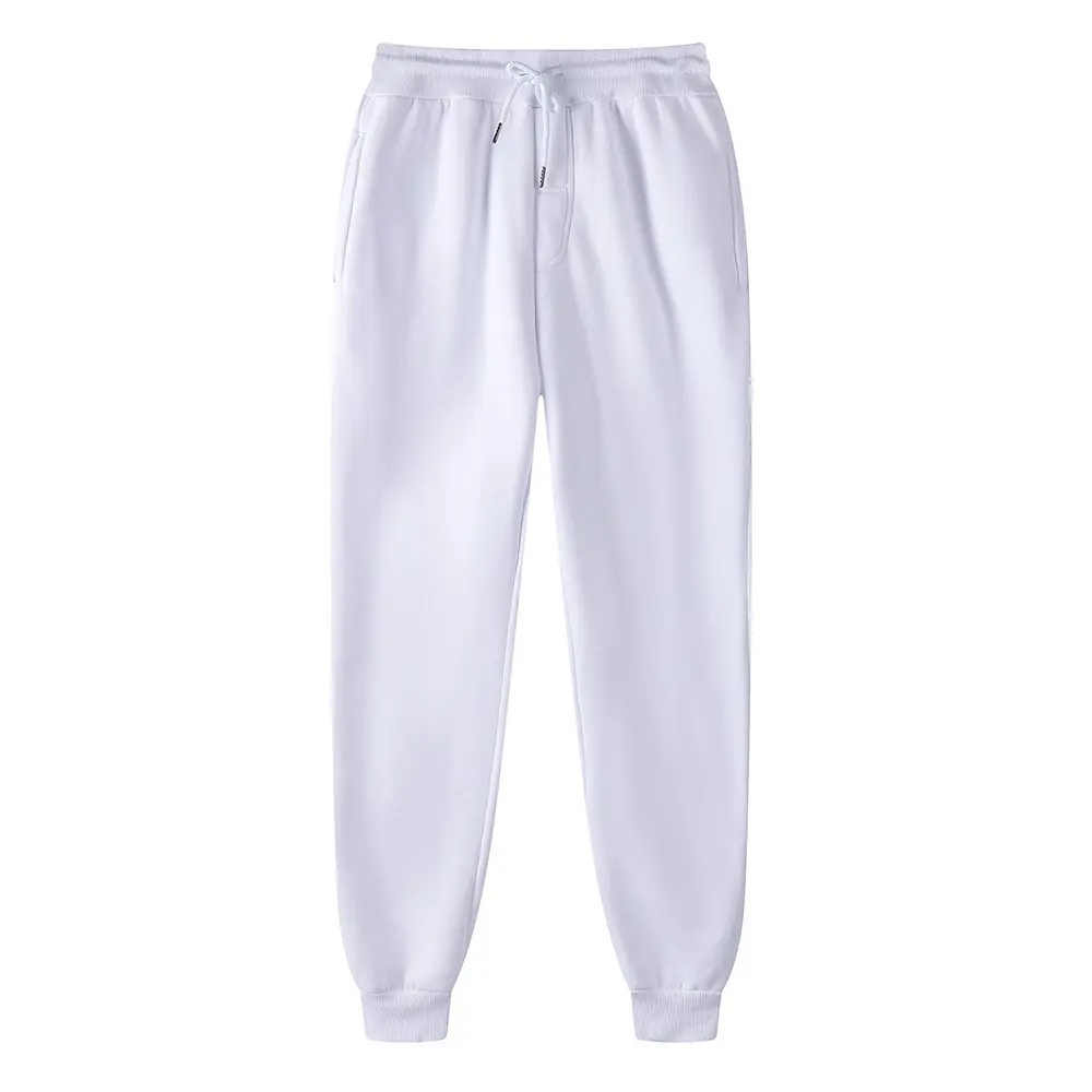 Men's Fleece Pants Sweatpants Joggers Winter Pants Trousers Side Pockets Elastic Waist Fleece Comfort Warm Daily Casual Unisex