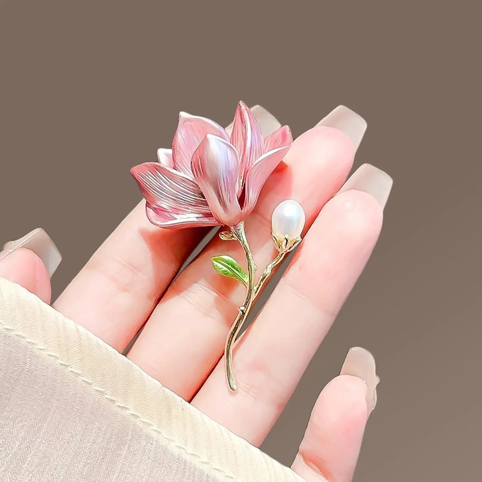Scarf clip Fashion Elegant Women Bow Rhinestone Pearl Pins Corsage Exquisite High Quality Women's Party Wedding Brooches Badges