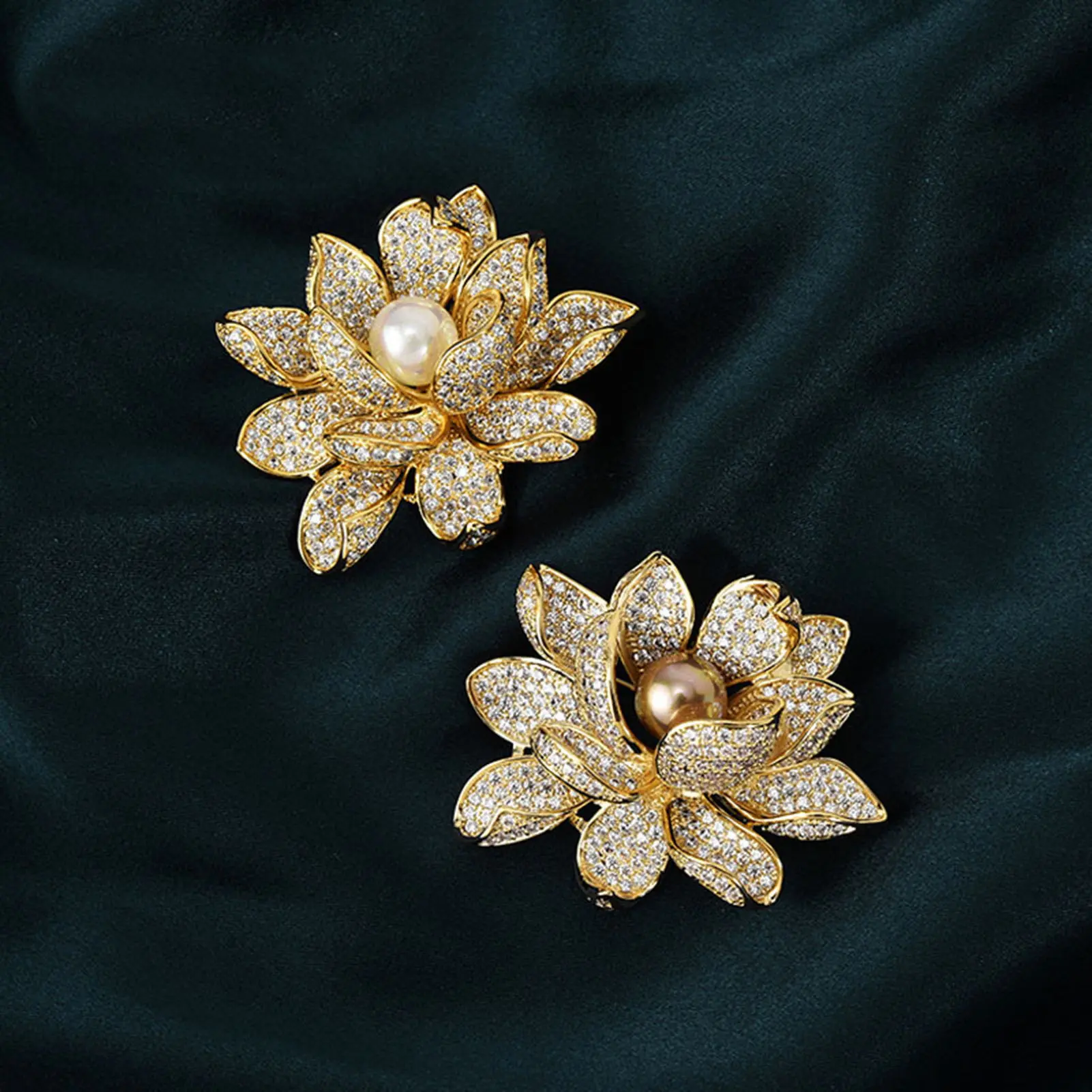 Scarf clip Fashion Elegant Women Bow Rhinestone Pearl Pins Corsage Exquisite High Quality Women's Party Wedding Brooches Badges