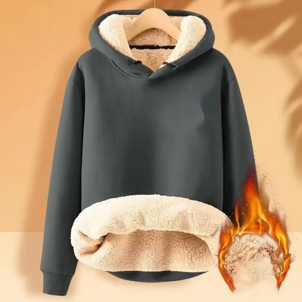 Fashion Men Sweatshirt Soft Loose Comfortable Men Autumn Winter Hoodie Top  Men Hooded Sweatshirt Cold-resistant