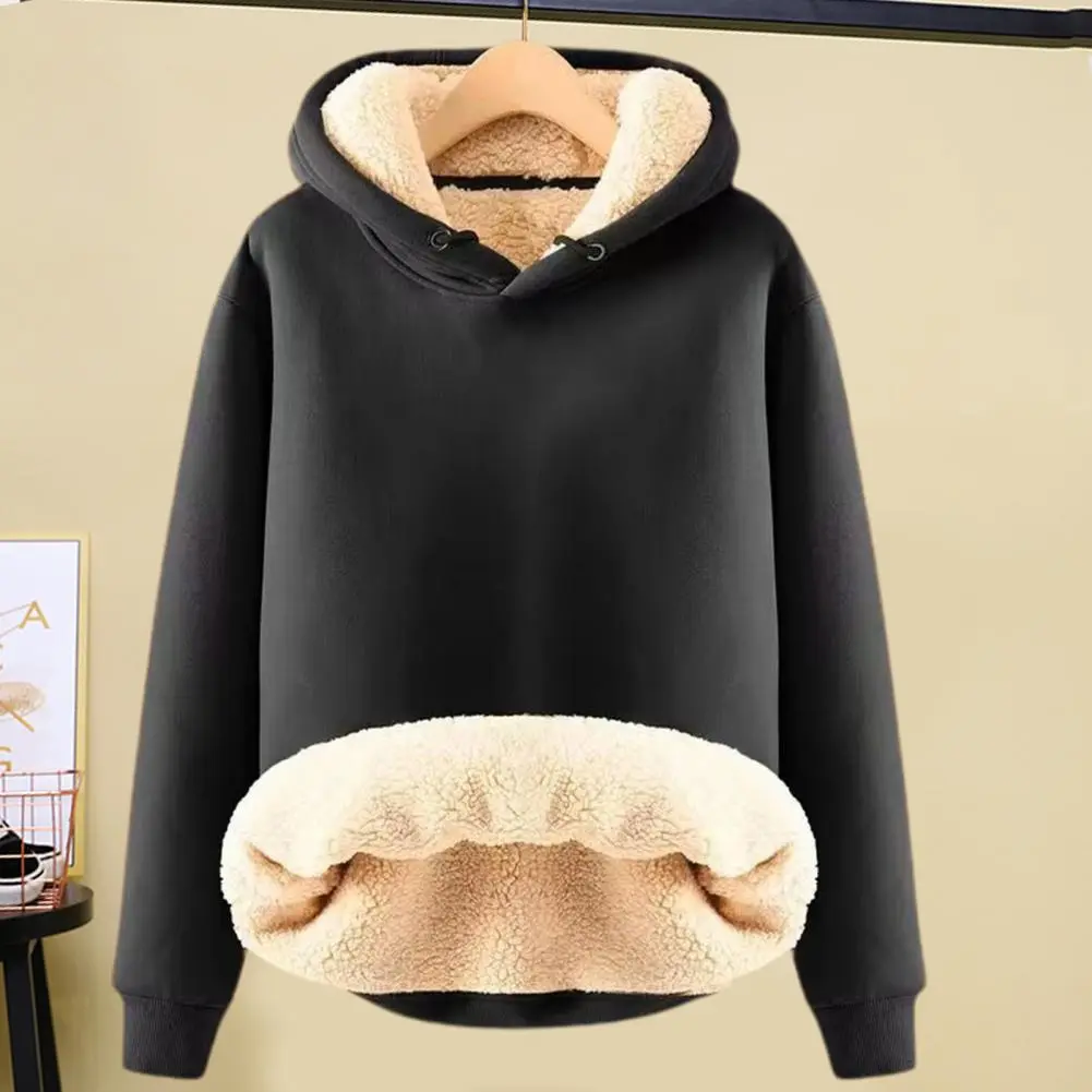 Fashion Men Sweatshirt Soft Loose Comfortable Men Autumn Winter Hoodie Top  Men Hooded Sweatshirt Cold-resistant