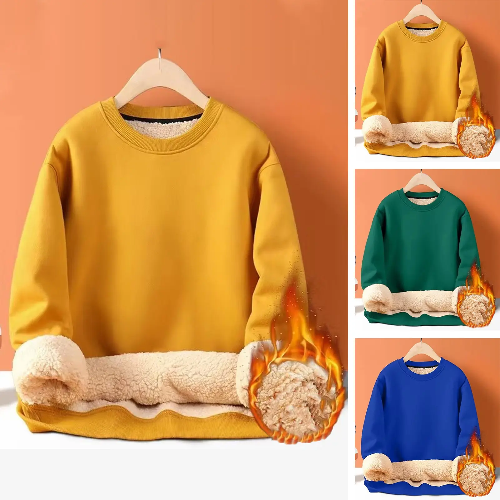 Fashion Men Sweatshirt Soft Loose Comfortable Men Autumn Winter Hoodie Top  Men Hooded Sweatshirt Cold-resistant