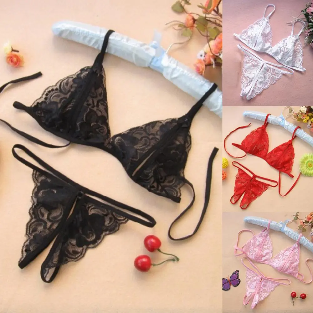 Sexy lingerie lace panties thongs g-strings women underwear crotchless tangas erotic g strings briefs